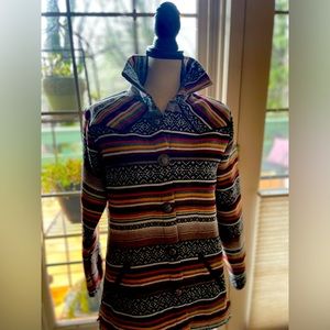 Western print Cruel Girl Jacket. Worn once, beautiful and warm. Great details!